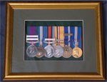military medals framed
